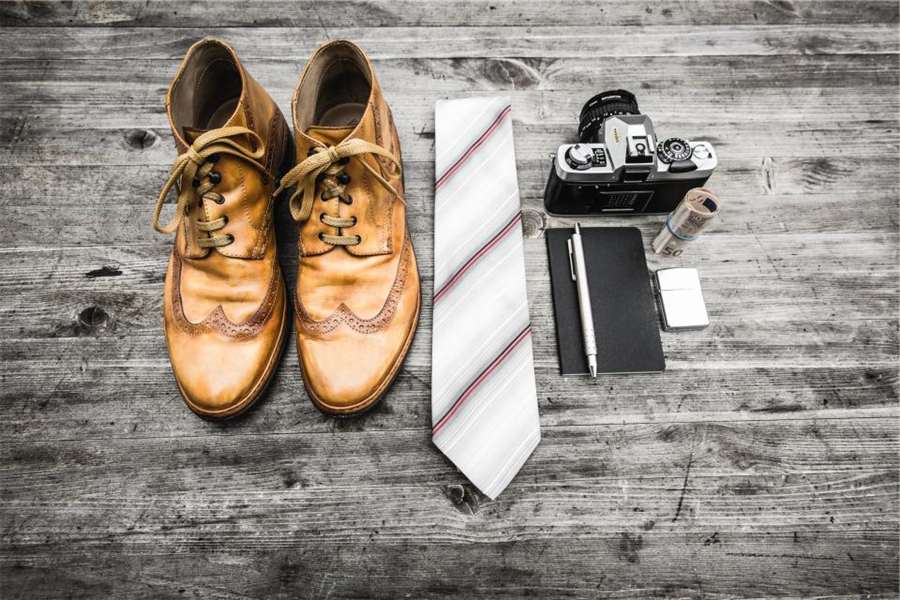Leather derby shoes